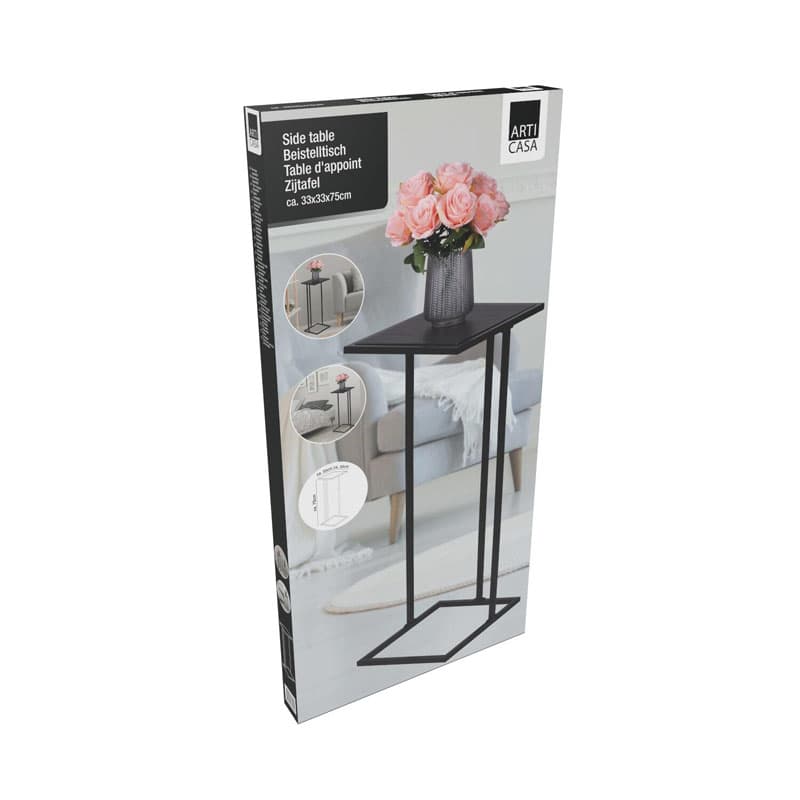 Arti Casa - Side table, helper (Black) 6