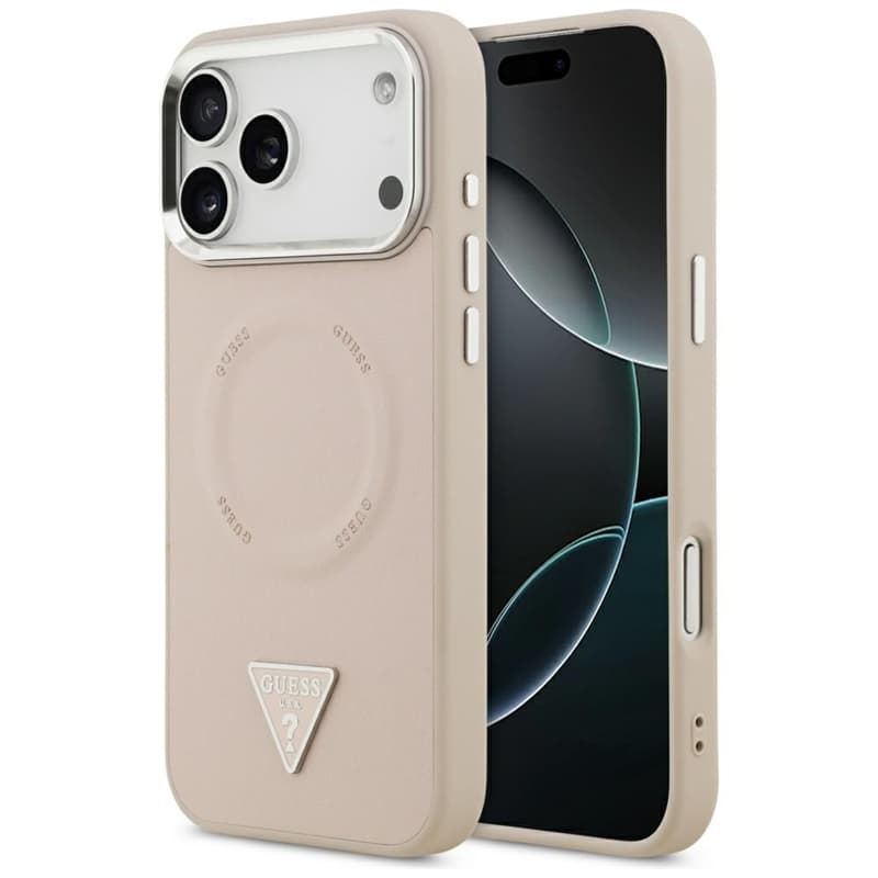 Guess Triangle Logo MagSafe - Case iPhone 17 Pro (Pink) 1