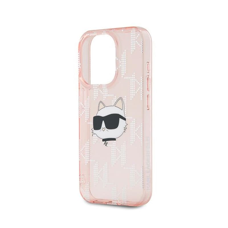 Karl Lagerfeld IML Choupette Head & Monogram - iPhone 15 Pro Max Case (pink) 6