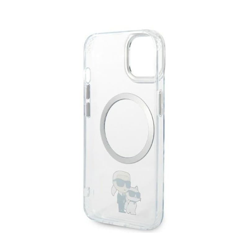 Karl Lagerfeld IML NFT Karl & Choupette MagSafe - Case for iPhone 14 Plus (Clear) 7