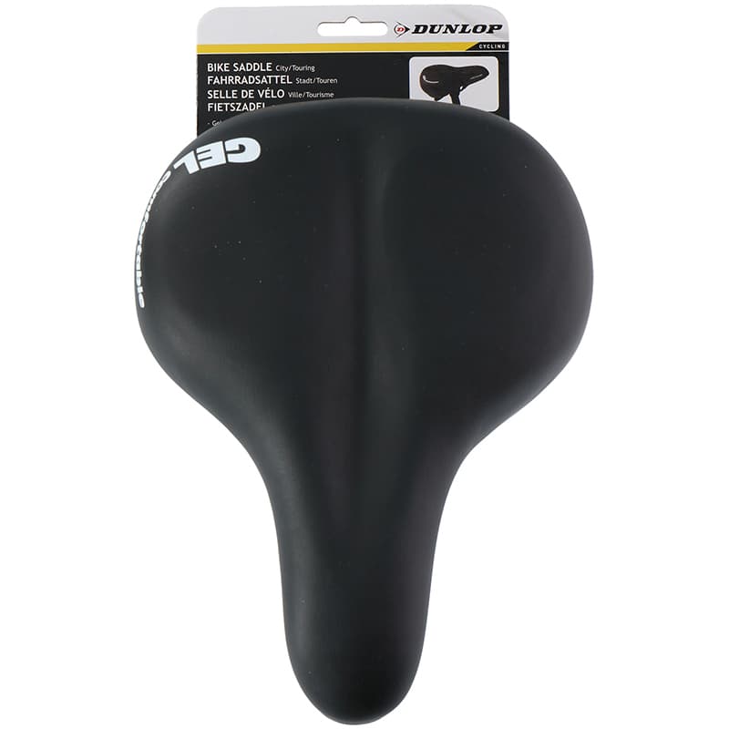 Dunlop - comfortable bicycle gel saddle 1