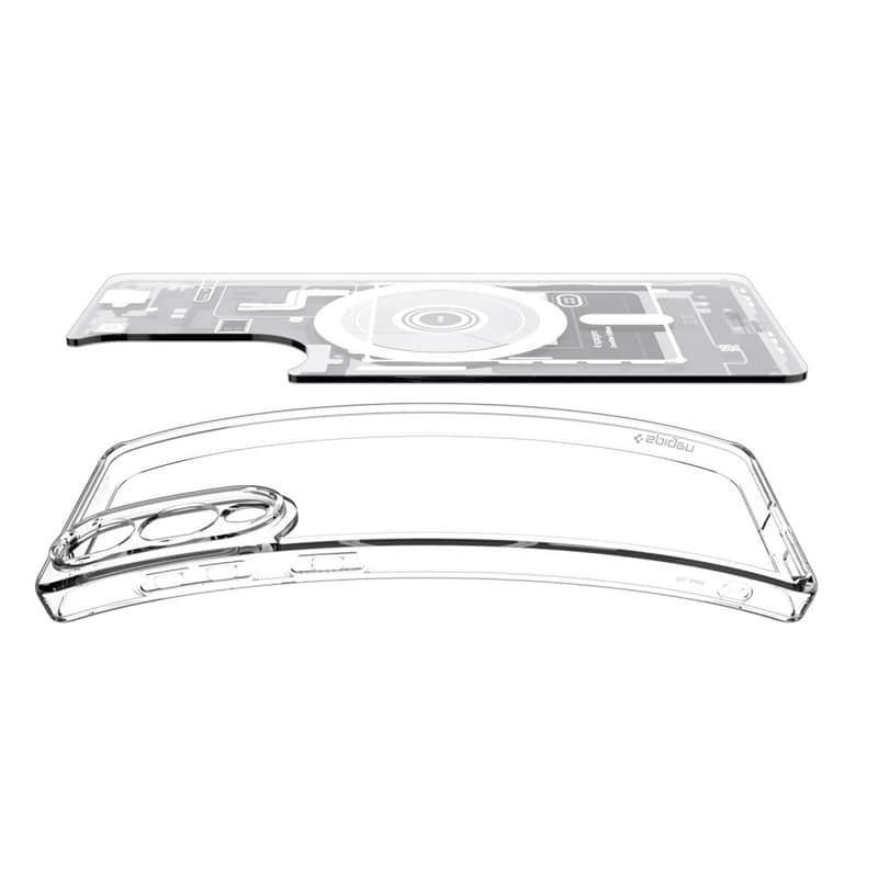 Spigen Ultra Hybrid Mag MagSafe - Case for Samsung Galaxy S25 Edge (Zero One White) 6
