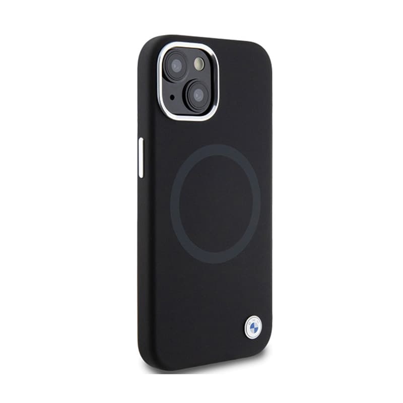 BMW Signature Liquid Silicone MagSafe - Case for iPhone 15 (Black) 4