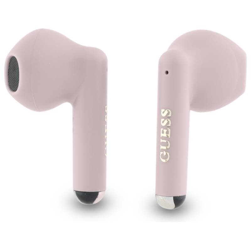 Guess Printed Classic Logo - Bluetooth TWS Headphones + Charging Case (Pink) 2