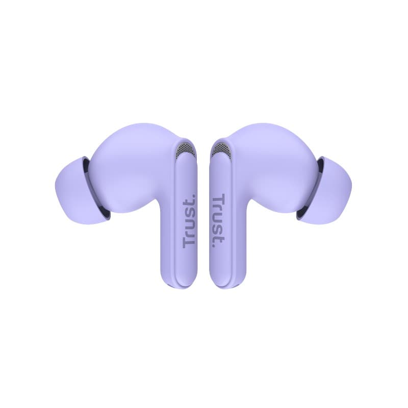 Trust Yavi - Wireless In-Ear Bluetooth TWS Earbuds with Charging Case & ENC (Purple) 7