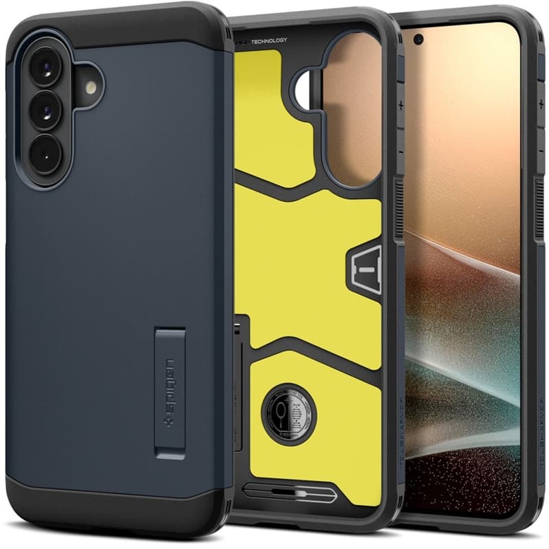 Spigen Tough Armor - Case for Samsung Galaxy A57 5G (Metal Slate)