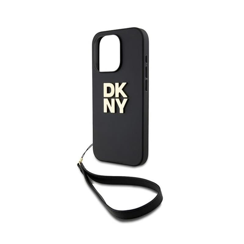 DKNY Wrist Strap Stock Logo - Case for iPhone 15 Pro (Black) 5
