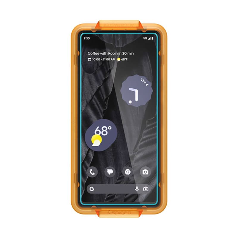 Spigen Alm Glas.TR 2-Pack - Tempered glass for Google Pixel 7A (Transparent) 3