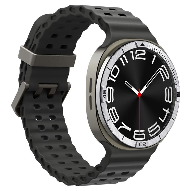 Spigen Bezel Tune Pilot - Case / Protective Ring for Samsung Galaxy Watch 8 44 mm (Silver) 6
