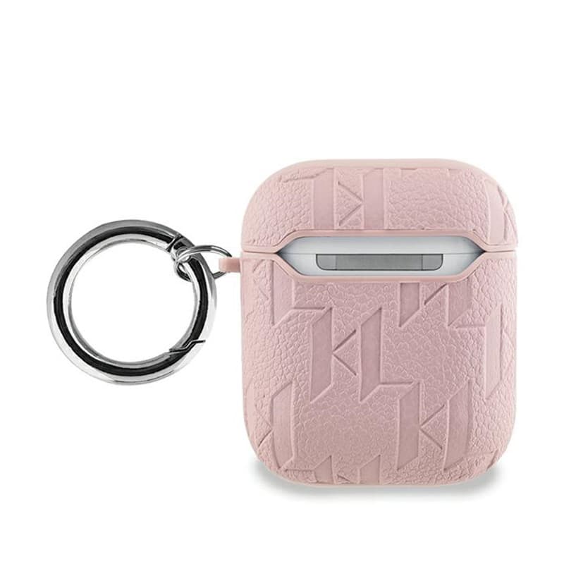 Karl Lagerfeld Monogram Karl & Choupette Head - AirPods 1/2 gen case (pink) 2