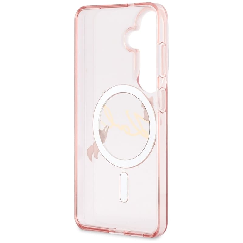 Karl Lagerfeld IML KC Script MagSafe - Samsung Galaxy S26 Case (Pink) 7