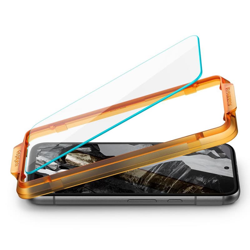 Spigen Alm Glas.TR 2-Pack - Tempered glass for Google Pixel 8A (Transparent) 4