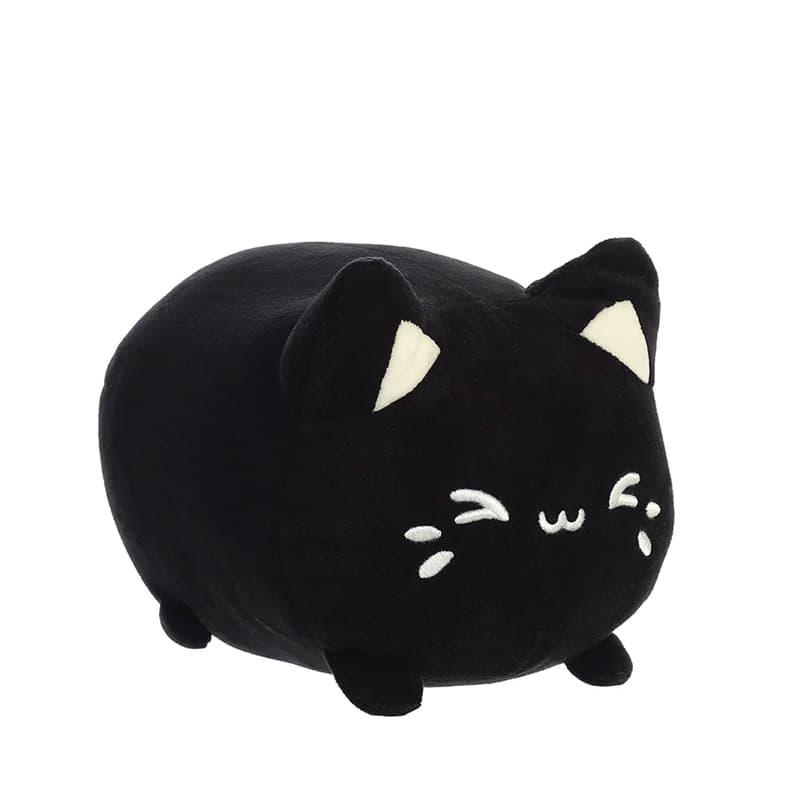 Tasty Peach - Plush mascot 18 cm Black Sesame Meowchi