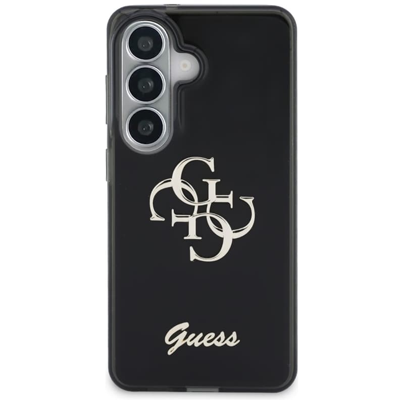 Guess IML Big Metal 4G Script - Samsung Galaxy S26 Case (Black) 3