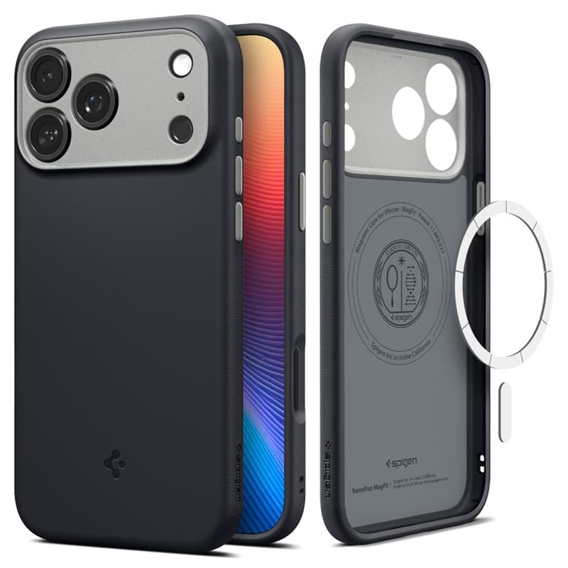 Spigen Nano Pop Mag MagSafe - Case for iPhone 17 Pro (Black Sesame) 1