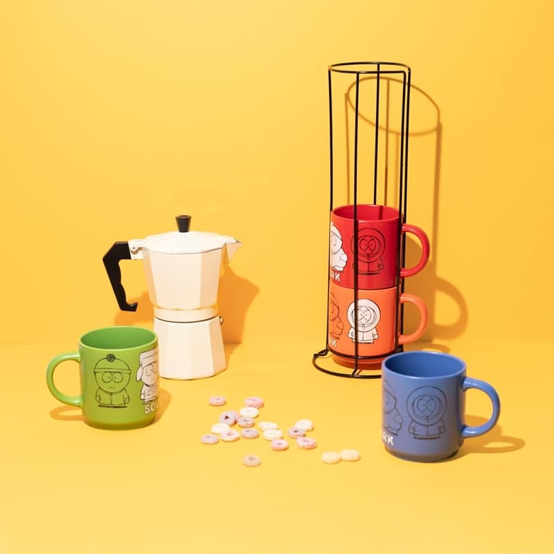 South Park - Set of 4 Ceramic Mugs with Stand 300 ml 4