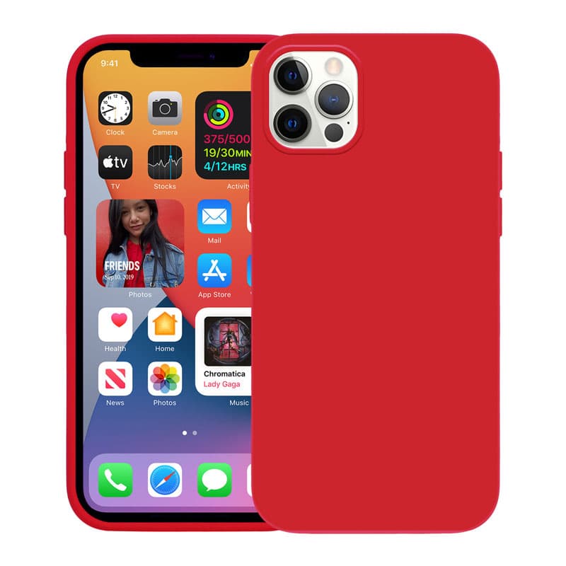 Crong Color Cover - iPhone 12 Pro Max Case (Red) 7