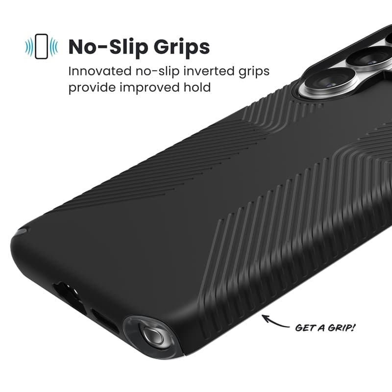 Speck Presidio2 Grip Magnet - Samsung Galaxy S26 Ultra MagSafe Case (Black/Slate Gray/White) 4