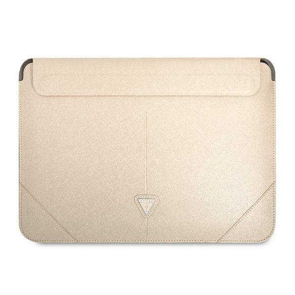 Guess Saffiano Triangle Logo Sleeve - Notebook case 13" / 14" (Beige) 2