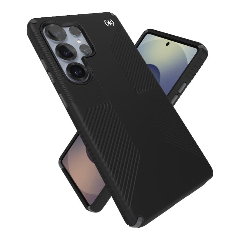 Speck Presidio2 Grip - Samsung Galaxy S25 Ultra Case (Black/Slate Grey/White) 8
