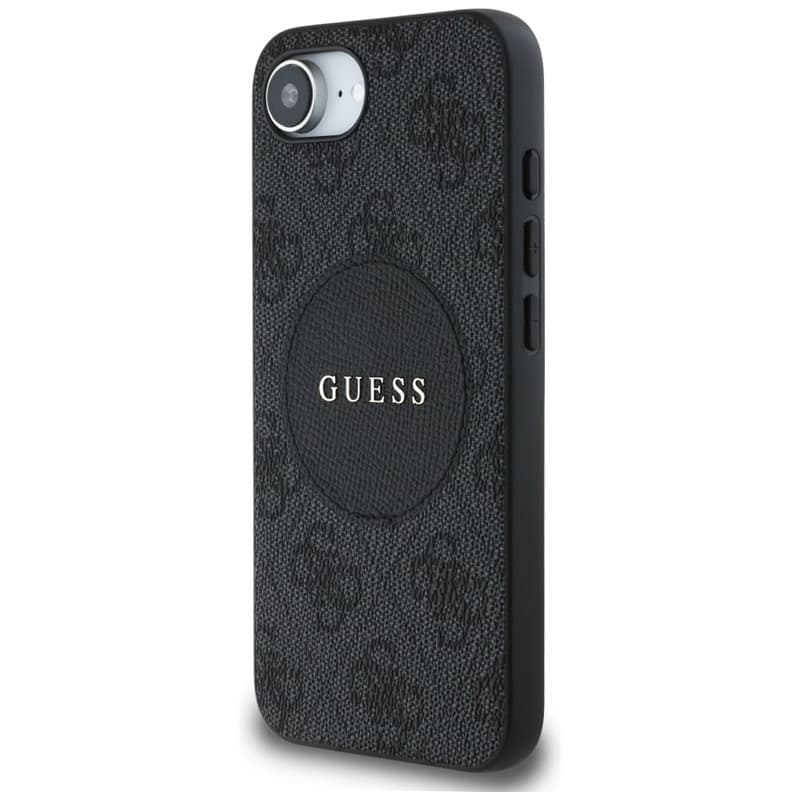Guess 4G Circle Classic Logo MagSafe - Case for iPhone 16e (black) 2
