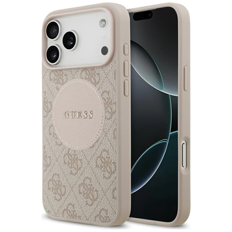 Guess 4G Circle Classic Logo MagSafe - Case iPhone 17 Pro Max (pink) 1