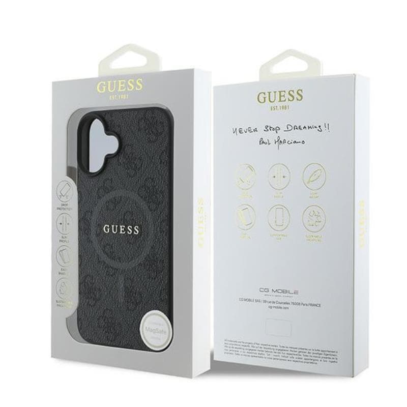 Guess 4G Ring Classic Logo MagSafe - Case iPhone 16 Plus (black) 8