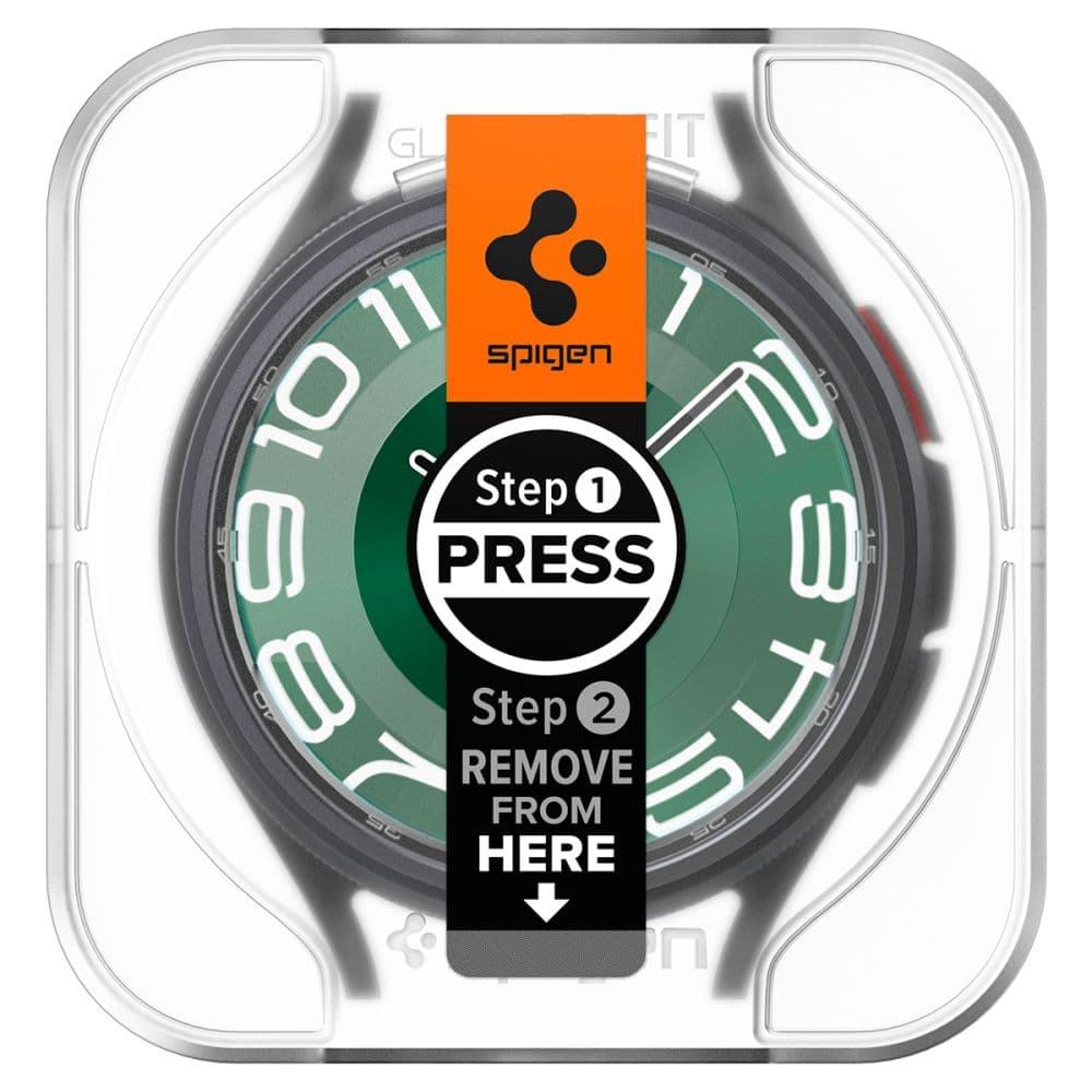Spigen GLAS.TR EZ FIT 2-Pack - Tempered glass for Samsung Galaxy Watch 6 Classic 47 mm (2 pcs) 2