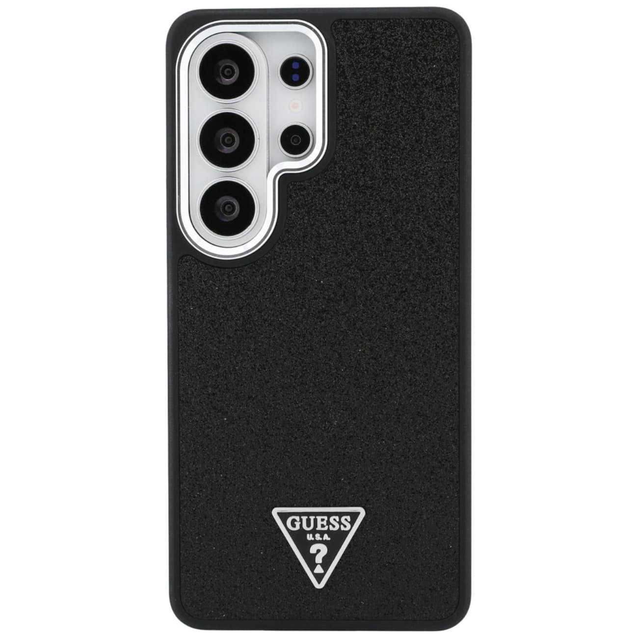 Guess Fixed Glitter Triangle MagSafe - Samsung Galaxy S26 Ultra Case (Black) 3