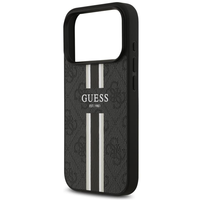 Guess 4G Printed Stripes MagSafe - Case iPhone 17 Pro (black) 6