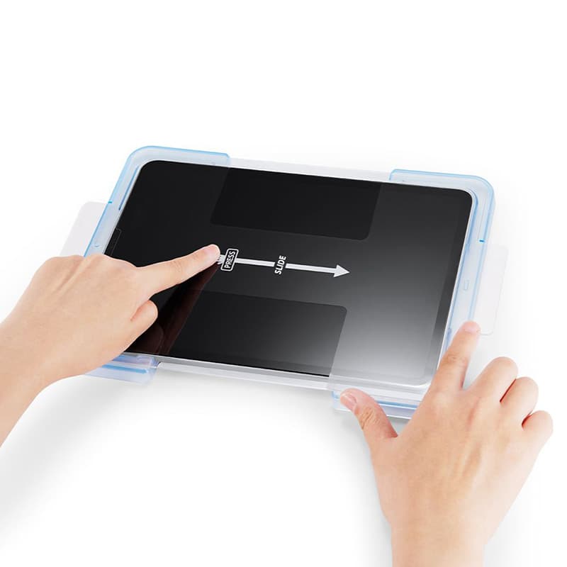 Spigen GLAS.TR EZ FIT - Tempered Glass for Apple iPad Pro 11" / iPad Air 10.9” (5-4 gen.) (Transparent) 4
