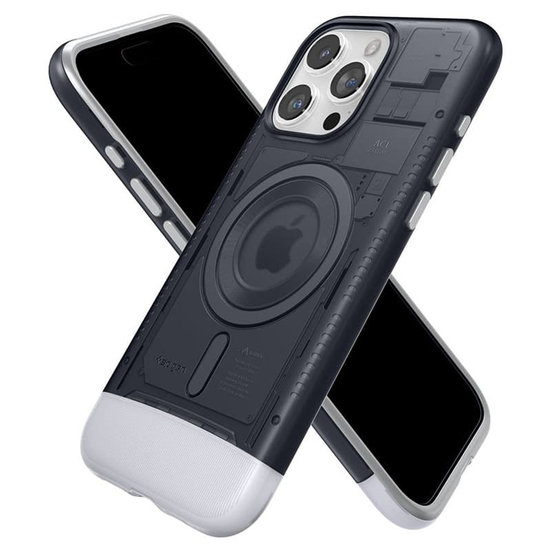 Spigen Classic C1 Mag MagSafe - Case for iPhone 15 Pro (Graphite) 8