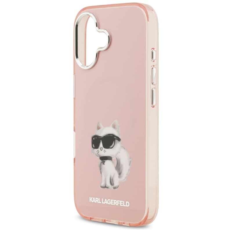 Karl Lagerfeld IML Aquarelle Choupette & Logo MagSafe - Case for iPhone 17 (pink) 6
