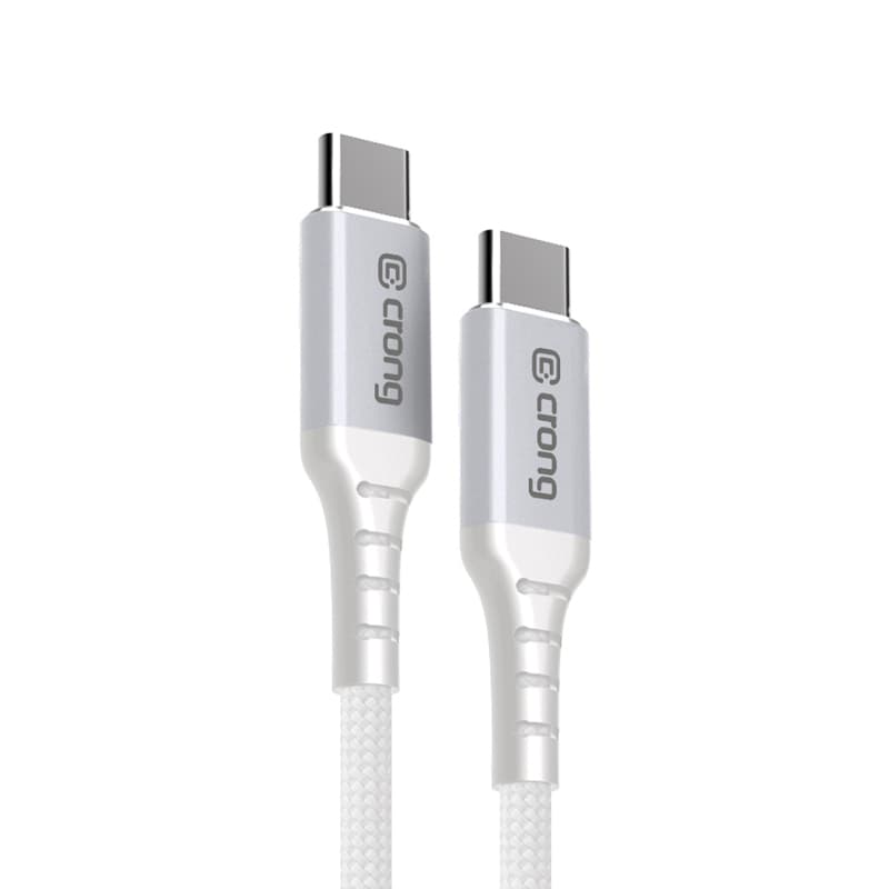 Crong Armor Link - 100W PD 5A USB-C to USB-C Cable 200cm (White)