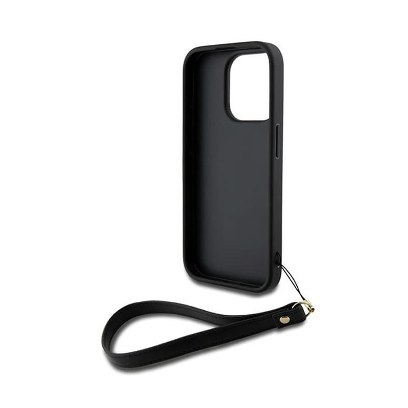 DKNY Wrist Strap Stock Logo - Case for iPhone 15 Pro (Black) 6