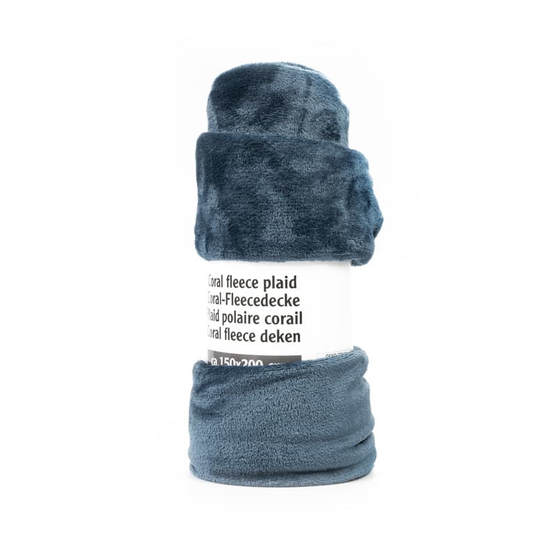 Blanket 150x200cm (navy blue) (pattern 01)