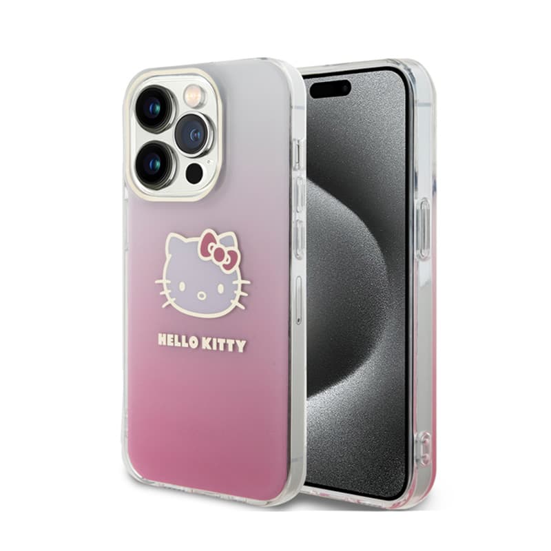 Hello Kitty IML Gradient Electrop Kitty Head - Case iPhone 14 Pro (pink) 1