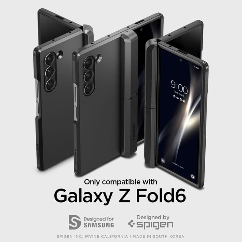 Spigen Tough Armor Pro Pen - Case for Samsung Galaxy Z Fold 6 (Black) 8