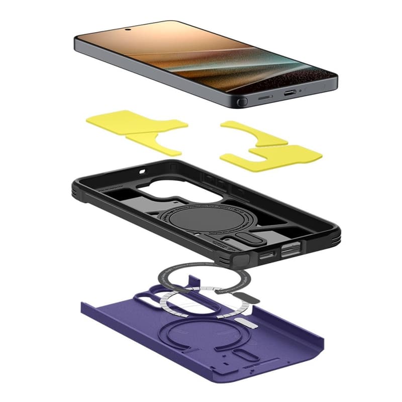 Spigen Tough Armor MagSafe - Case for Samsung Galaxy S26 Ultra (Ash Violet) 6