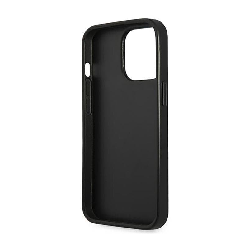Guess Saffiano Triangle Logo Case - Case for iPhone 14 Pro (Black) 7