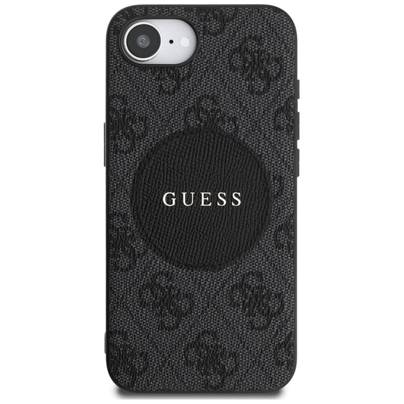Guess 4G Circle Classic Logo MagSafe - Case for iPhone 16e (black) 3
