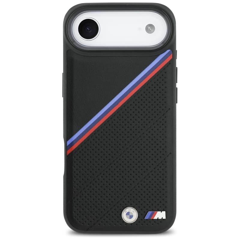 BMW M Tricolor Metal Logo MagSafe - iPhone Air Case (Black) 3