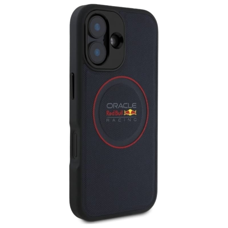 Red Bull Leather Red Ring MagSafe - iPhone 16 Plus Case (Navy Blue) 4