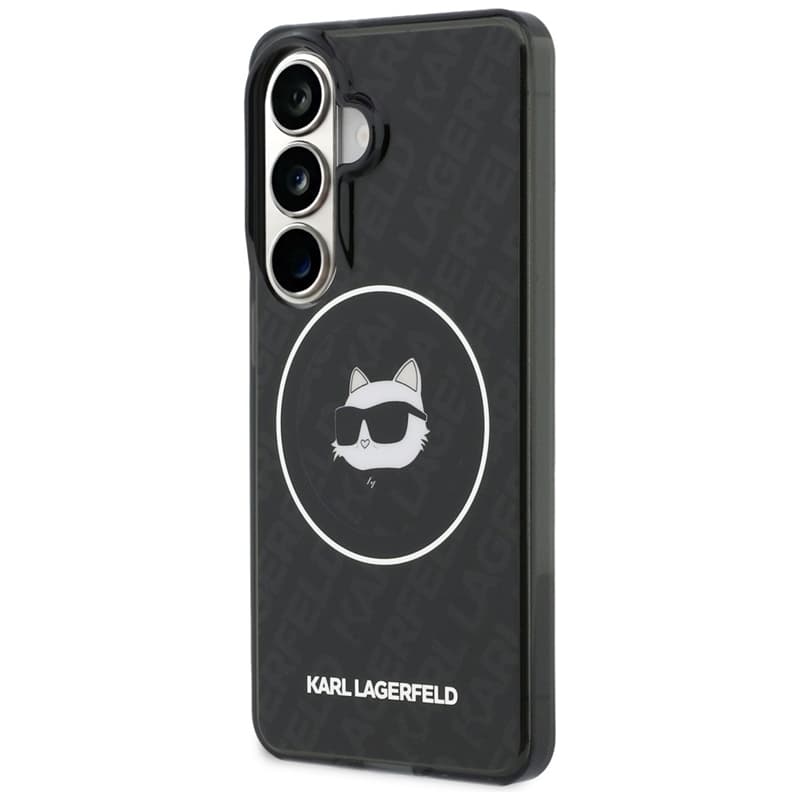 Karl Lagerfeld IML Repeated Choupette MagSafe - Samsung Galaxy S26 Case (Black) 2