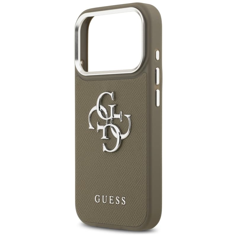 Guess Grained Big 4G Classic Logo - Case iPhone 17 Pro (brown) 6