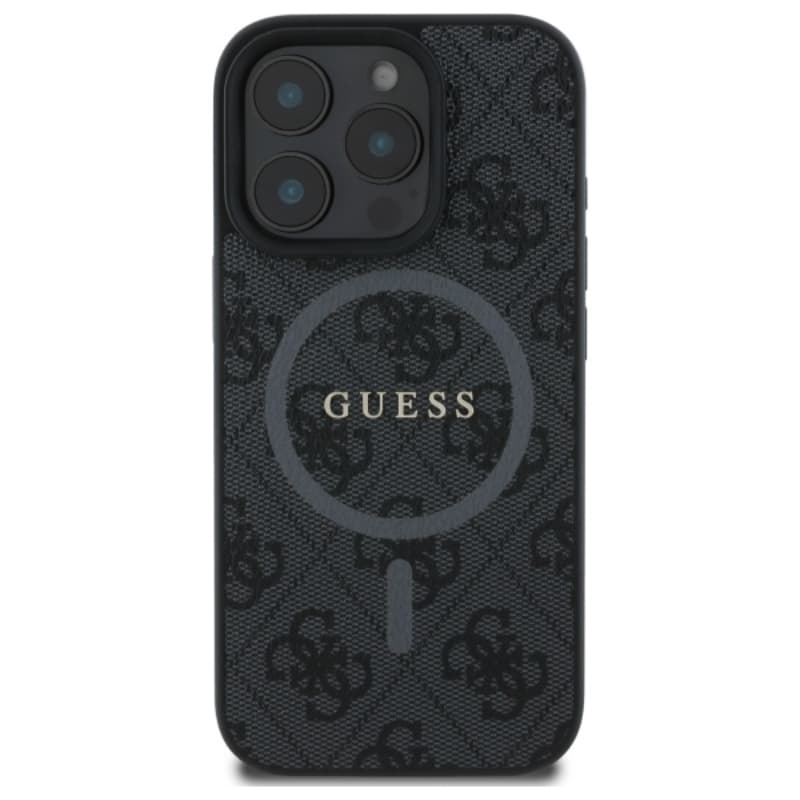 Guess 4G Ring Classic Logo MagSafe - Case for iPhone 16 Pro Max (black) 3