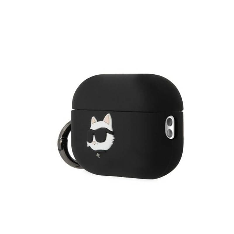 Karl Lagerfeld Silicone NFT Choupette Head 3D - AirPods Pro 2 Case (black) 3