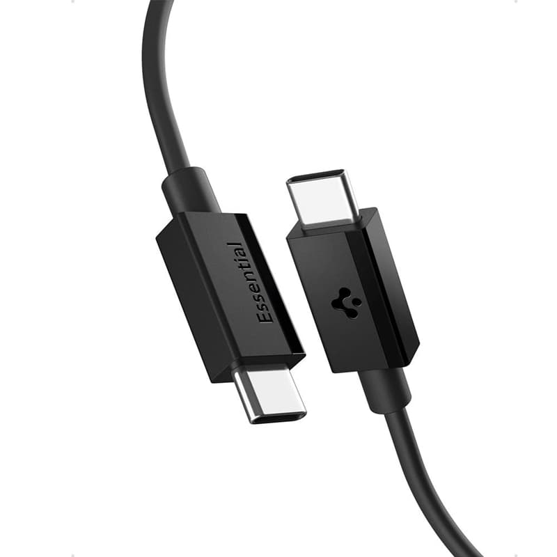 Spigen EB6010CC Essential - USB-C to USB-C Cable PD 60W 1m (Black) 2