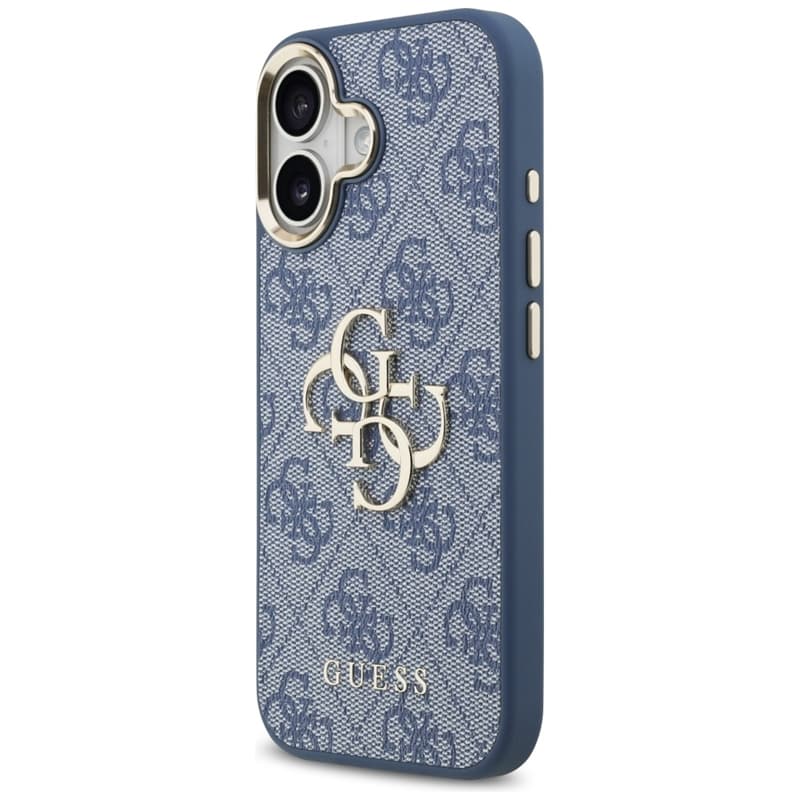 Guess 4G Big 4G Classic Logo - Case iPhone 17 (Blue / Gold) 2