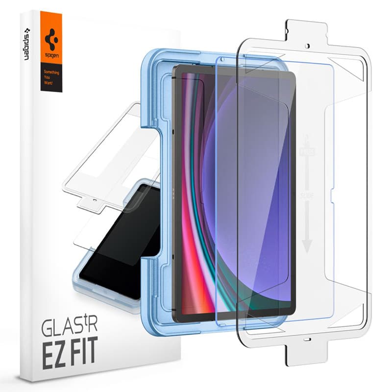 Spigen GLAS.TR EZ FIT - Tempered glass for Samsung Galaxy Tab S9 11" / S9 FE / S10 FE / S10 Lite 10.9" X710 / X716B / X510 / X516B / X520 / X526 / X400 / X406B 1